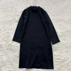 URBAN RESEARCH ROSSO ハイネックワンピース FREE 紺