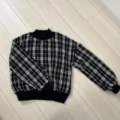 FUN モノトーンチェックプルオーバー