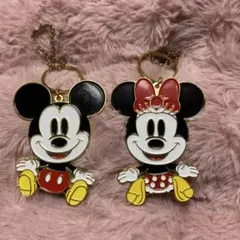 キーホルダー　ミッキー　ミニー　プライズ品