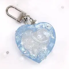 シェイカーキーホルダー　ローズガーデン　ブルー