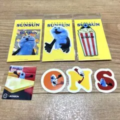 パペットスンスン　ステッカー　スシローコラボ　ピック　まとめ売り
