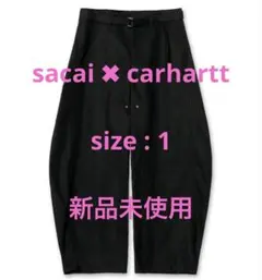 sacai × Carhartt WIP 26ss Duck Pantsサイズ1のサムネイル