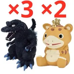 【匿名発送‼️5点❗️ゴジラ / ブースカ】鎮座獣 フィギュア