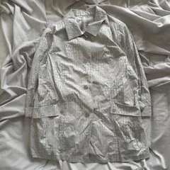 00's vintage グレー パターン入り トレンチコート アーカイブ