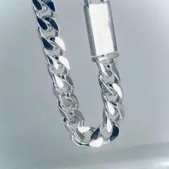 GUCCI グッチ 喜平 ブレスレット ロゴプレート シルバー 39.07g