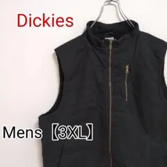 G24【US輸入】Dickies　ベストジャケット【メンズ3XL】ブラック