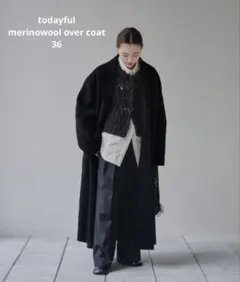 TODAYFUL Merinowool Over Coat 36