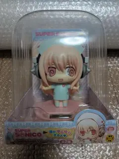 すーぱーそに子　ゆらゆらソーラー　フィギュア　水色 すーぱーそに子 ゆらゆらソーラー - メルカリ
