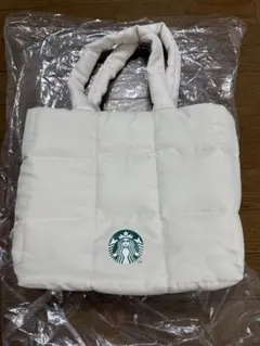 スターバックスキルティング トートバッグ