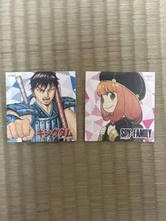 ナツコミツインステッカー　キングダム&SPY×FAMILY