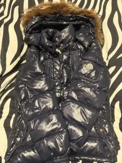 MONCLER 黒 ダウンジャケット フード付き　０サイズ