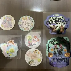 ディズニー ハロウィン ダッフィー シール メモ帳 クリアカード