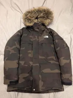 希少！！ ノースフェイス マクマードパーカー ノベルティ ウッドランドカモ S