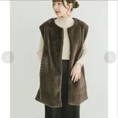 URBANRESEARCH フェイクファージレ ブラウン