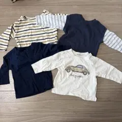 保育園着　長袖Tシャツ4点セット