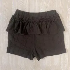プティマイン　バックフリル　ショートパンツ　秋冬　女の子