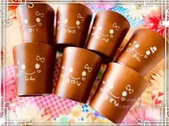 A☆mama☆S様ご確認　名入れ木目調コップ×7