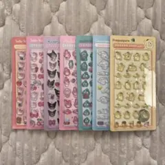 ボンボンドロップシール 7枚セット