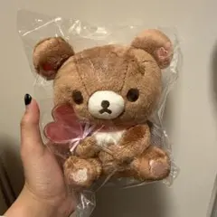リラックマストア限定　あつめてぬいぐるみ　ハートテーマ　チャイロイコグマ
