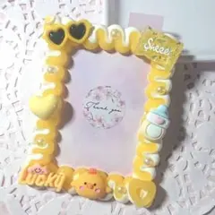 ホイップデコ トレカケース B8 硬質カードケース♡黄色 白色♡