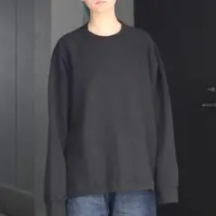 ATON Garment Dyed Urake Oversized Sweatのサムネイル