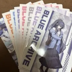 BLUE ARCHIVE キャラクタークリアファイル８枚セット