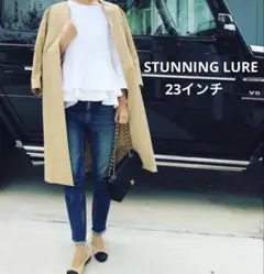 STUNNING LURE ハイライズ デニム ライトブルー レディース 23のサムネイル