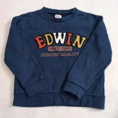 EDWIN ネイビー トレーナー 130のサムネイル