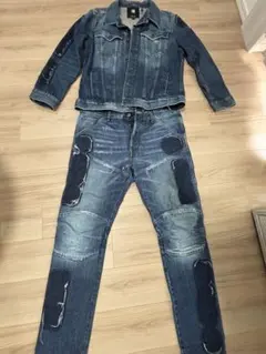 【バラ売り対応！】G-STAR RAW デニムジャケットとパンツセット XL