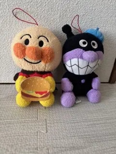 アンパンマン バイキンマン ぬいぐるみセット