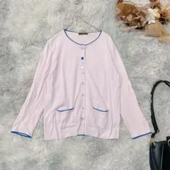Paul Smith カーディガン M 配色ボタン バイカラー 長袖 オンワードのサムネイル
