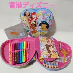 【日本未発売】香港ディズニー　プリンセス　文房具セット　プレゼント