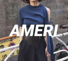 新品！アシンメトリーノットスリーブニット Ameri アメリ 即完売のオードリーオールインワン&アシメノットスリーブニットが緊急