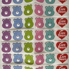 ケアベア ダイカット ステッカー シール おすそ分け　8ループ　★ラスト3