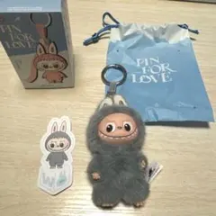 (正規品)イニシャルラブブ　【W】 PIN FOR LOVE グレー