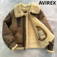 定価23.7万✨AVIREX B-3ムートンフライトジャケット USA製 38