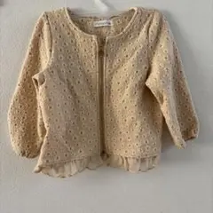 mamaraku ジッパーカーディガン 90