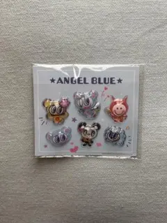 ナルミヤキャラクターズ ぷっくりシール エンジェルブルー セブンイレブン限定