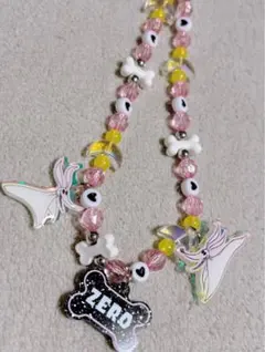 スキニーディップ　ナイトメアビフォアクリスマス　ゼロ　ビーズストラップPlaza