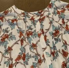 ☆新品 タグ付き☆OZOC花柄 ロングガウンワンピース