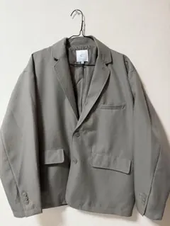 【セットアップ】 テーラードジャケットとパンツセット　ベージュ　古着