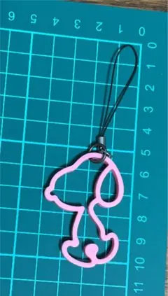 スヌーピー　ストラップ　シリコン型