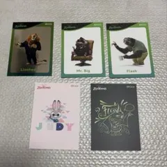 ズートピア　2025 EPOCH コレクションカード　5枚セット