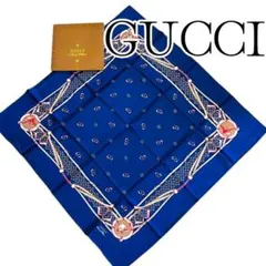 【希少】1970年代 オールドグッチ シルクスカーフ 馬具 ポロ柄 ヴィンテージ 希少】1970年代 オールドグッチ シルクスカーフ 馬具 ポロ柄