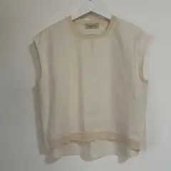 新品‼️Maglia Plus ノースリーブ Tシャツ ベージュ