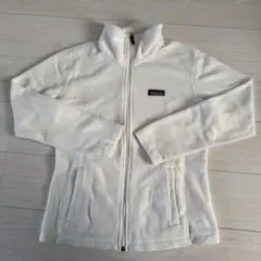 patagonia フリースジャケット ホワイト　薄手　レディースS