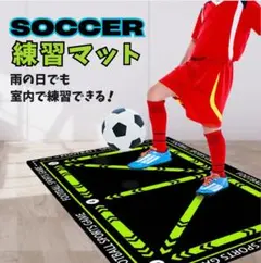 サッカー　フットサル　トレーニング　マット　室内　練習　ドリブル　速乾性