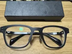 JAPONISM JP-041 01マットブラック メガネ ケース付き　鯖江