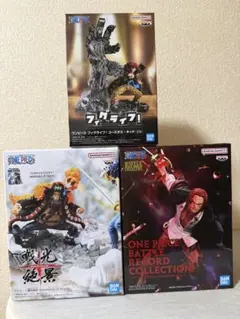 ワンピース フィギュアセット シャンクス　黒ひげ　キッド
