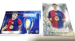 topps ucc 24/25 バルセロナ　インサート　レア